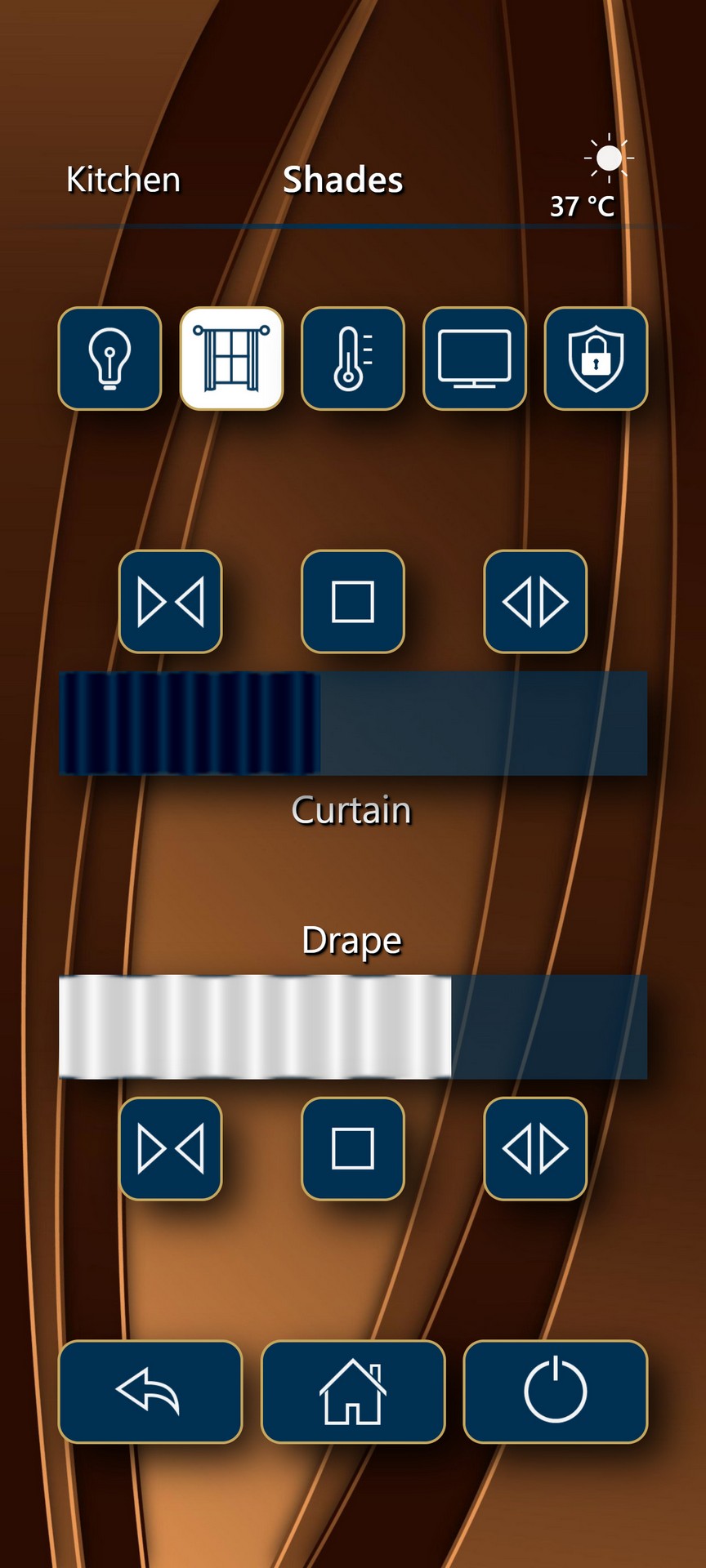 Shades Management Interface
